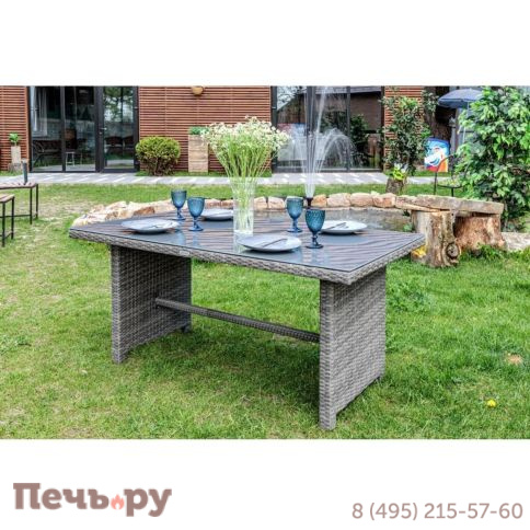 Обеденный стол Royal Family Fiona в сером цвете фото