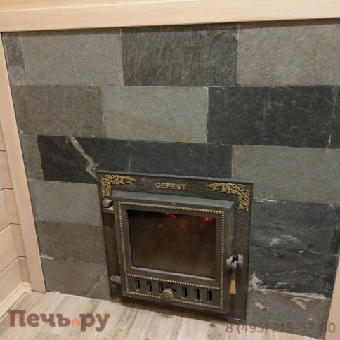 Облицовка для чугунной банной печи GFS ЗК 40 Талькохлорит (1150/50) Президент фото 4