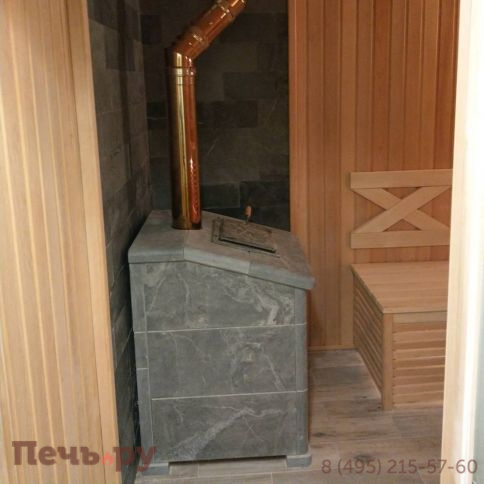 Облицовка для чугунной банной печи GFS ЗК 45 Талькохлорит (1140/50) Президент фото 4