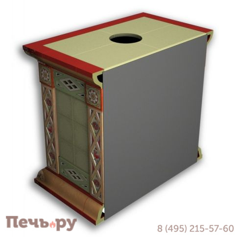 Облицовка камина КимрПечь Билибин пристенный художественный фото 6