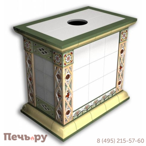 Облицовка камина КимрПечь Билибин центральный художественный фото 7