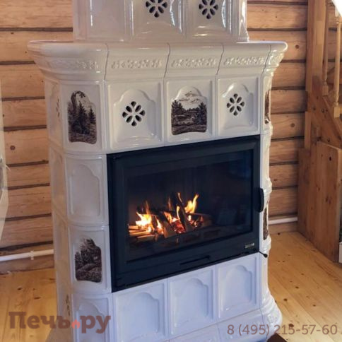 Облицовка камина КимрПечь Истра центральный-двухъярусный фото 15