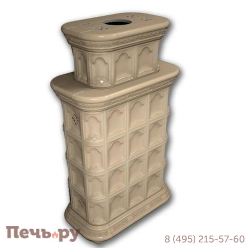 Облицовка камина КимрПечь Истра центральный-двухъярусный фото 19