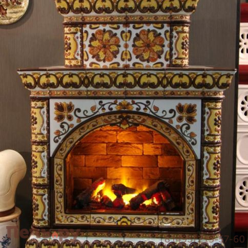 Облицовка камина КимрПечь Кострома-Д пристенный-двухъярусный фото 5