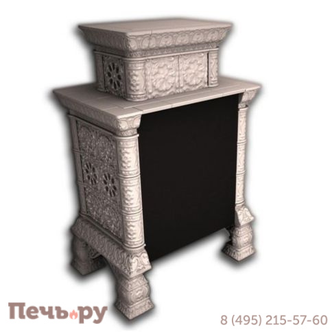 Облицовка камина КимрПечь Кострома-Д пристенный-двухъярусный фото 7