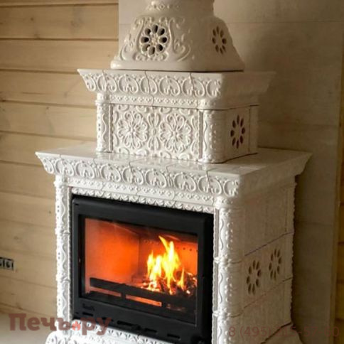 Облицовка камина КимрПечь Кострома пристенный-двухъярусный фото 17