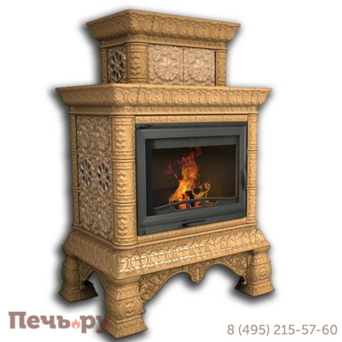 Облицовка камина КимрПечь Кострома пристенный-двухъярусный фото 19