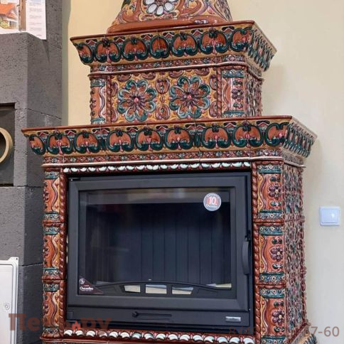 Облицовка камина КимрПечь Кострома пристенный-двухъярусный фото 20