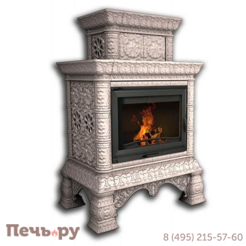 Облицовка камина КимрПечь Кострома пристенный-двухъярусный фото