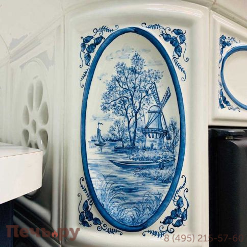 Облицовка камина КимрПечь Медальон пристенный-двухъярусный фото 18