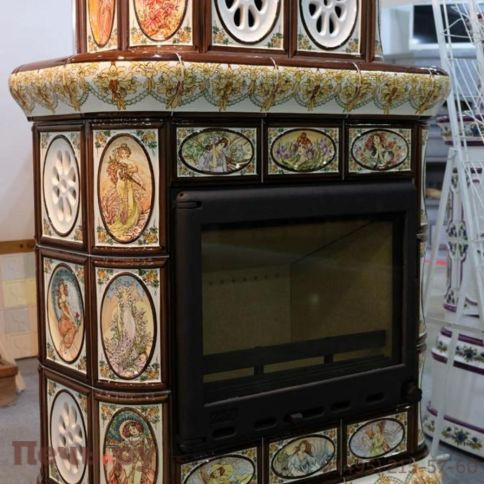 Облицовка камина КимрПечь Медальон центральный-двухъярусный фото 16