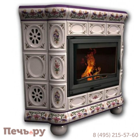 Облицовка камина КимрПечь Медальон угловой фото