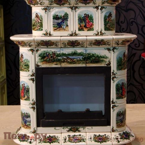 Облицовка камина КимрПечь Прованс центральный-двухъярусный фото 17