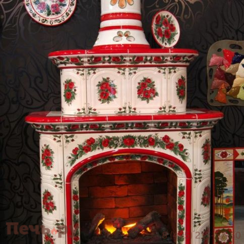 Облицовка камина КимрПечь Прованс центральный-двухъярусный фото 18