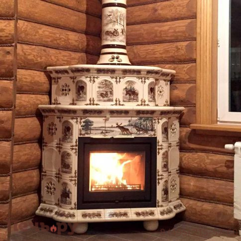 Облицовка камина КимрПечь Прованс угловой-двухъярусный фото 13