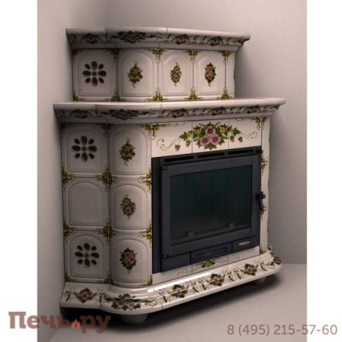 Облицовка камина КимрПечь Прованс угловой-двухъярусный фото