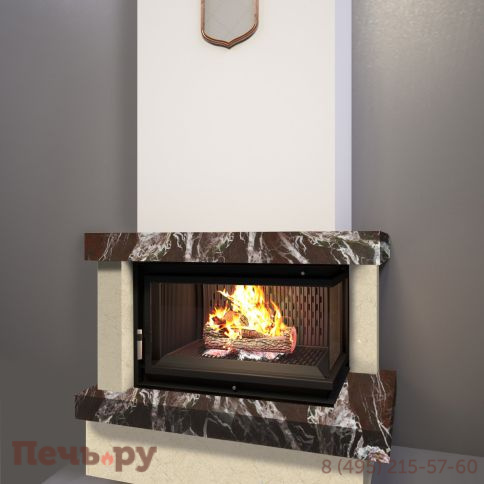 Облицовка Ладога с топкой Maja/P/BS, Crema Nova/Rosso Verona фото