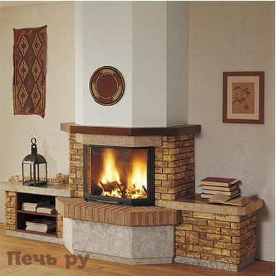 Облицовка Palazzetti Bressanone Exagone с банкетками фото