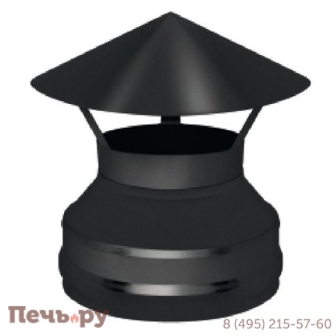 Оголовок Везувий Black (AISI 430/0,5мм) фото