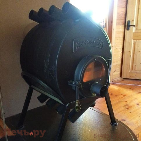 Отопительная печь Бренеран АОТ-11 тип 01 со стеклом фото 4