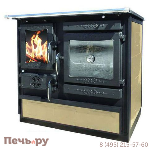 Отопительно варочная печь Guca Guliver cream фото 2