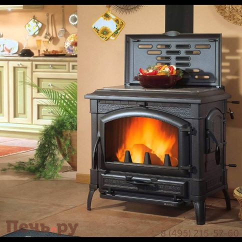 Отопительно-варочная печь La Nordica Isotta con cerchi фото 2