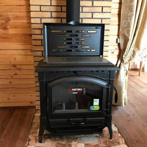 Отопительно-варочная печь La Nordica Isotta con cerchi фото 6