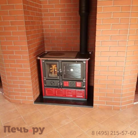 Отопительно-варочная печь La Nordica Rosa Maiolica фото 13