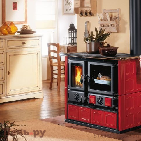 Отопительно-варочная печь La Nordica Rosa Maiolica фото 4