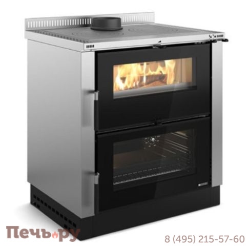 Отопительно-варочная печь La Nordica Verona XXL Inox (сталь) фото