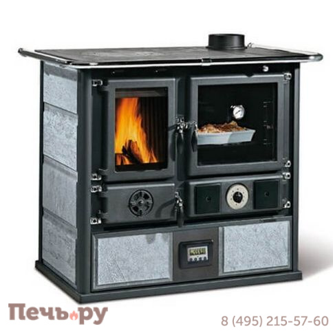 Отопительно-варочная печь с водяным отоплением La Nordica TermoRosa Ready D.S.A фото 2