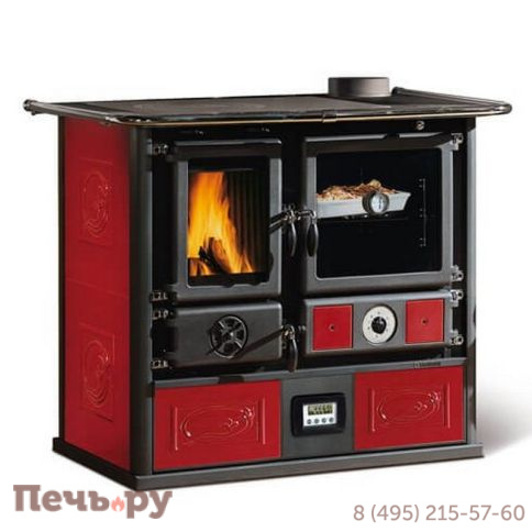 Отопительно-варочная печь с водяным отоплением La Nordica TermoRosa Ready D.S.A фото