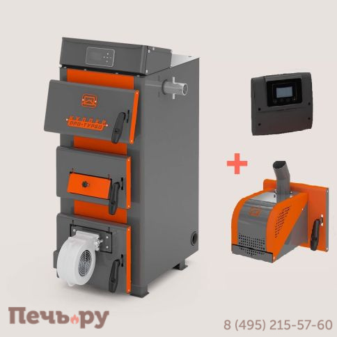 Отопительный котел Теплодар Куппер Про Турбо 16 с пеллетной горелкой фото