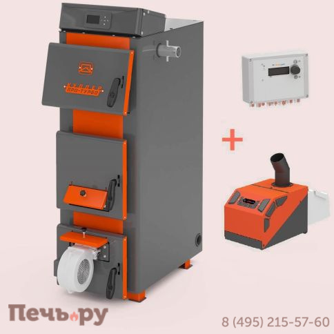 Отопительный котел Теплодар Куппер Про Турбо 28 с пеллетной горелкой фото 2