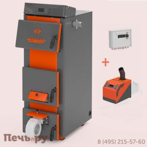 Отопительный котел Теплодар Куппер Про Турбо 36 с пеллетной горелкой фото 2