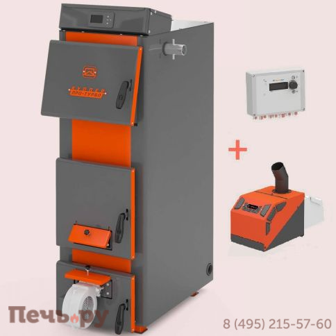 Отопительный котел Теплодар Куппер Про Турбо 42 с пеллетной горелкой фото 2