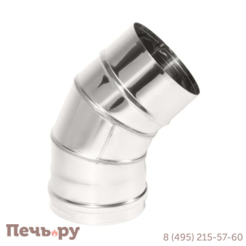 Отвод Теплов и Сухов Моно 45° ОМ-Р (430/0.8) фото