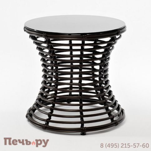 Парма 4SiS кофейный столик из искусственного ротанга, цвет бронзовый фото