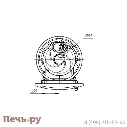 Печь банная Прометалл Атмосфера L КТТ сетка фото 13