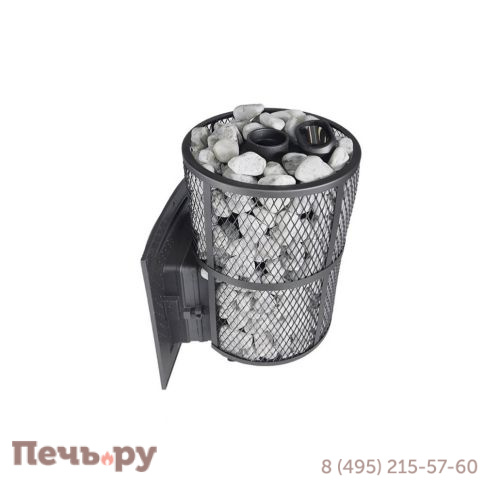 Печь банная Прометалл Атмосфера L КТТ сетка нержавейка фото 11