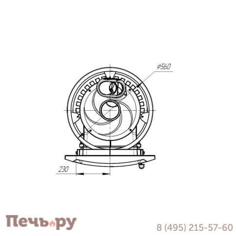 Печь банная Прометалл Атмосфера L КТТ сетка нержавейка фото 7
