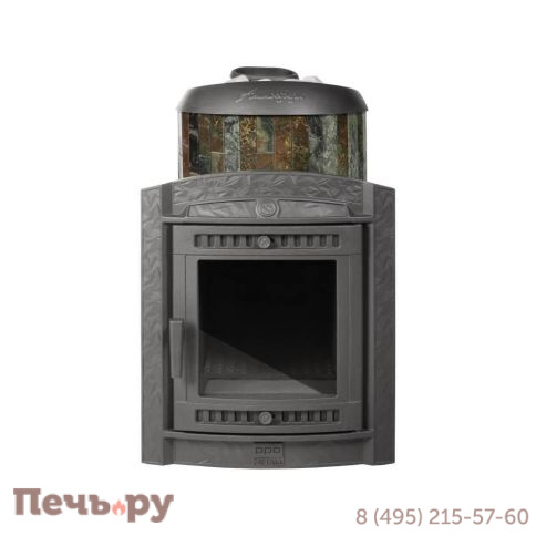 Печь банная Прометалл Атмосфера L+ КТТ в облицовке наборные ламели фото 9