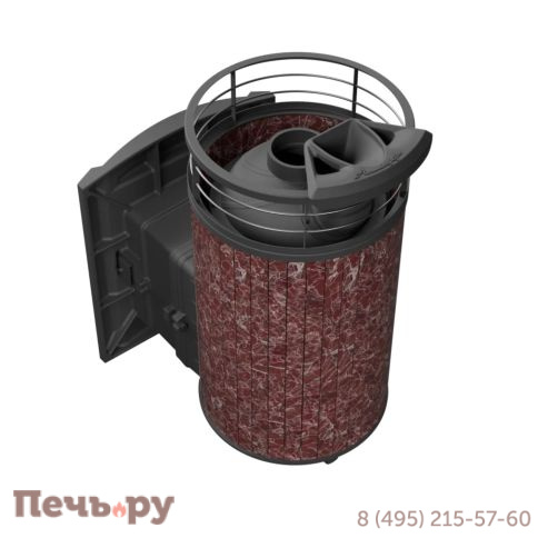 Печь банная Прометалл Атмосфера L ламель + сетка фото 18