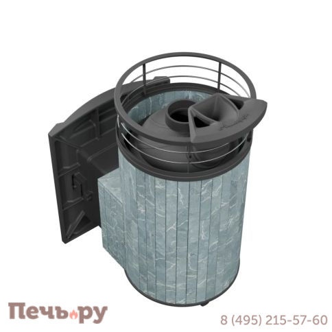 Печь банная Прометалл Атмосфера L ламель + сетка фото 19