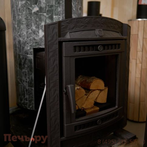 Печь банная Прометалл Атмосфера L в облицовке наборные ламели фото 31