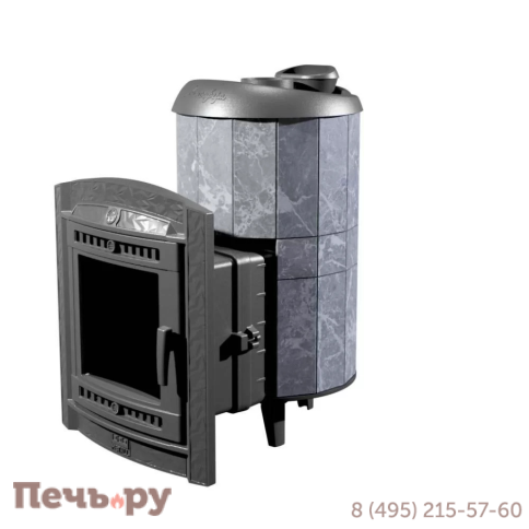 Печь банная Прометалл Атмосфера L в плитке Талькохлорит фото