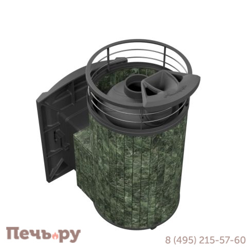 Печь банная Прометалл Атмосфера XL ламель + сетка с тоннелем фото 10