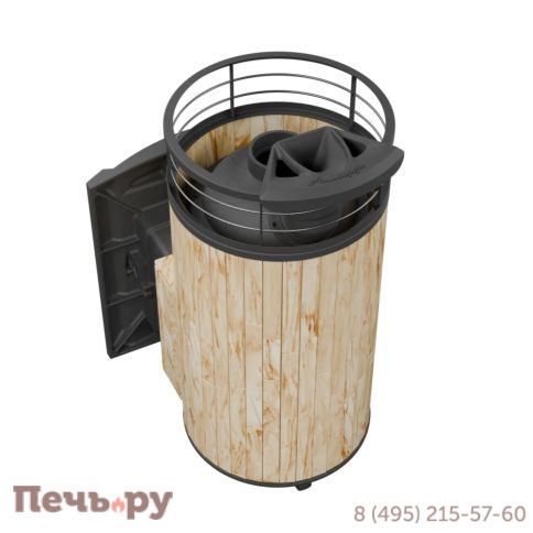 Печь банная Прометалл Атмосфера XL ламель + сетка с тоннелем фото 11