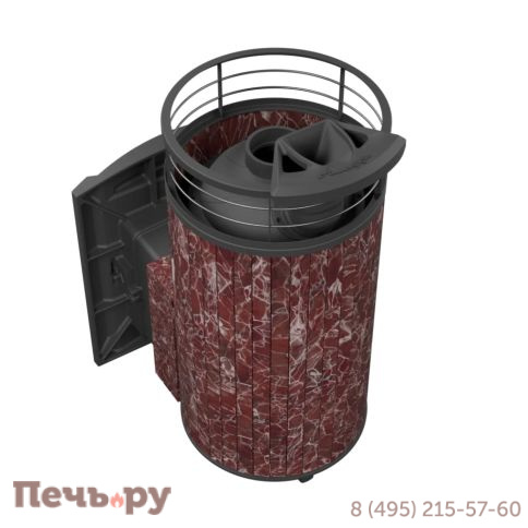 Печь банная Прометалл Атмосфера XL ламель + сетка с тоннелем фото 14