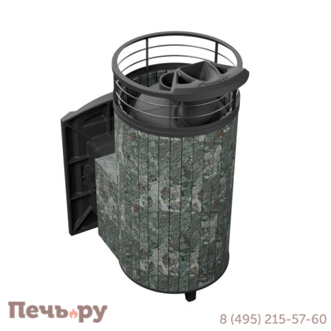 Печь банная Прометалл Атмосфера XL ламель + сетка с тоннелем фото 9